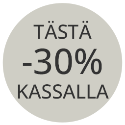 Alennus -30% kassalla tästä tuotteesta