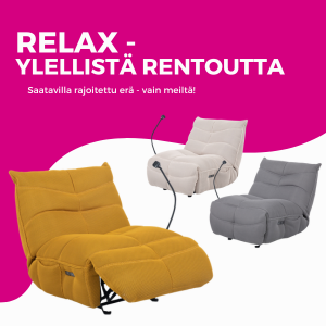 Relax lepotuoli - ylellistä rentoutta