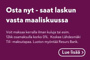 Lähdesmäki Tili maksuaika kampanja